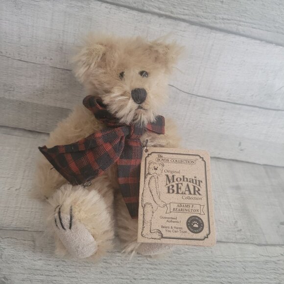 Boyds Collection Original Mohair Bear Adams F. Bearington Plush Collectible - Picture 2 of 7